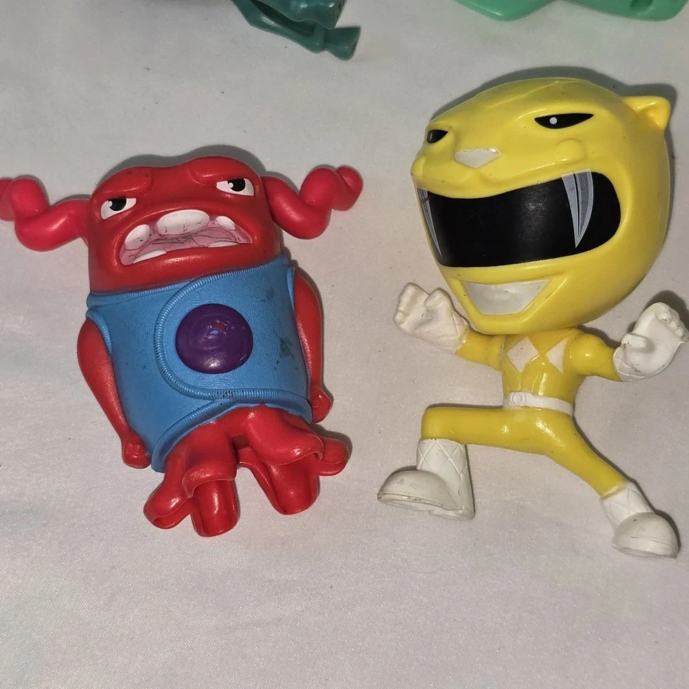 McDonalds Disney Happy Meal Toys Misc 6 Piece Lot Mighty Ducks Power Rangers Etc